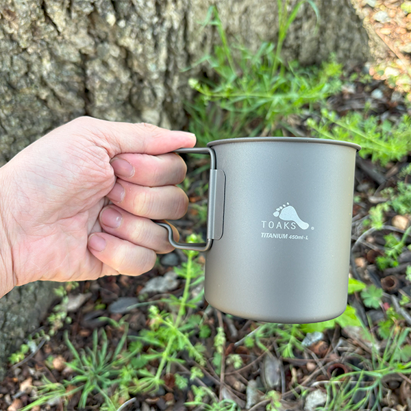 450ml ultra-light titanium cup
