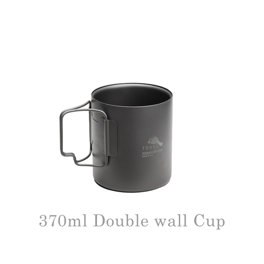 Titanium 370ml Double Wall Cup
