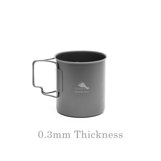 450ml ultra-light titanium cup
